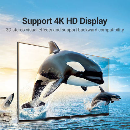 HDMI 90 Degree Male to Female Adapter Black