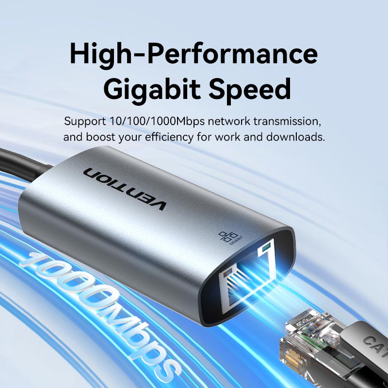 Vention USB-A to Gigabit Ethernet Adapter