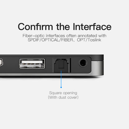 Vention Optical Fiber Audio Cable Black