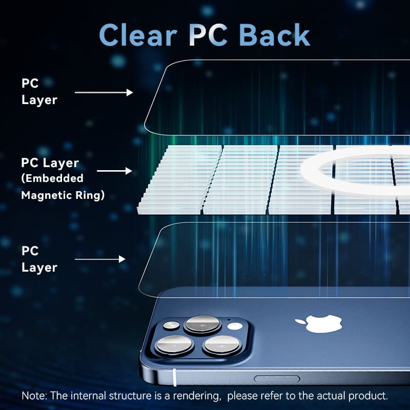 Concise Impact Case for iPhone 13 with MagSafe Transparent