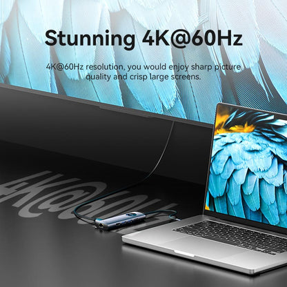 USB-C to DP/HDMI x 2/USB 3.0 x 2/USB 2.0/RJ45/SD/TF/PD MST Docking Station