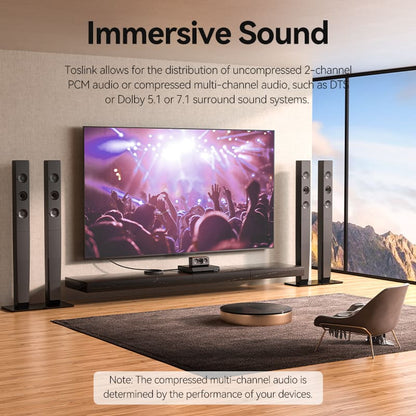 Optical Fiber Audio Cable