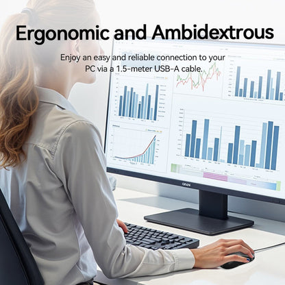 <tc>Vention</tc> Ensemble clavier et souris filaires USB silencieux pleine taille, noir, fin