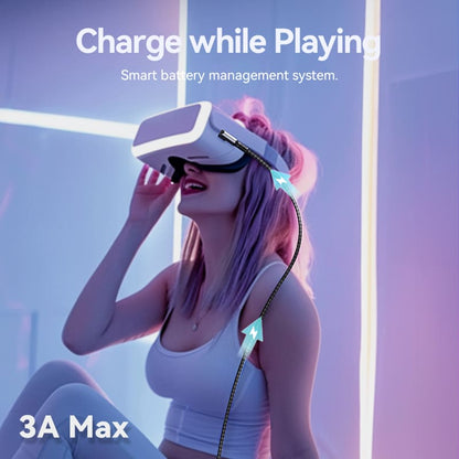 USB 3.0 C Male to C Male Right Angle VR Cable