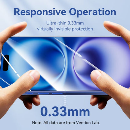 <tc>Vention</tc> Pelindung Layar Kaca Tempered HD untuk iPhone 15 dengan Alat Pemasangan Mudah
