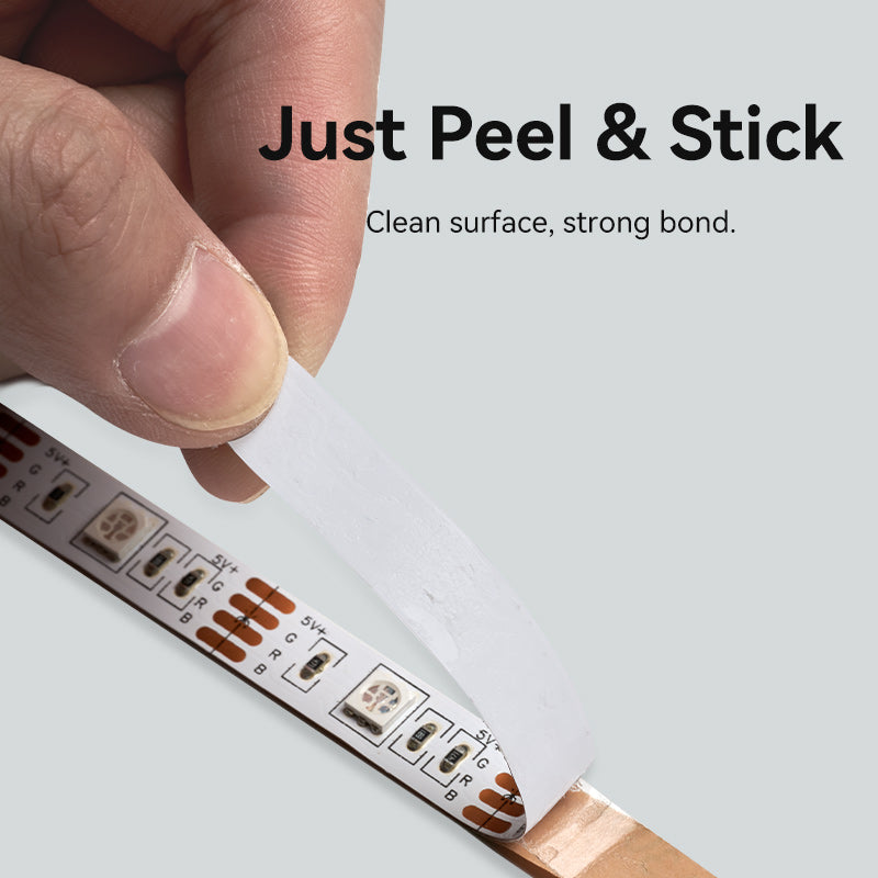 Vention FPC LED Strip Lights with Remote - 100mm RGB Color Changing