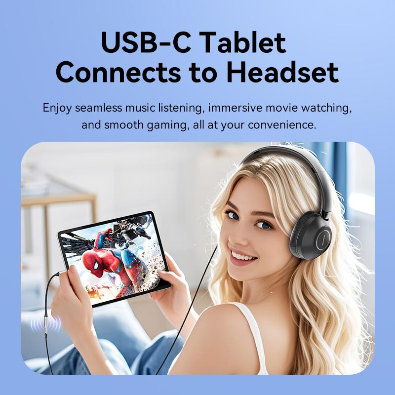 USB-C Male to 3.5mm Female Audio Adapter