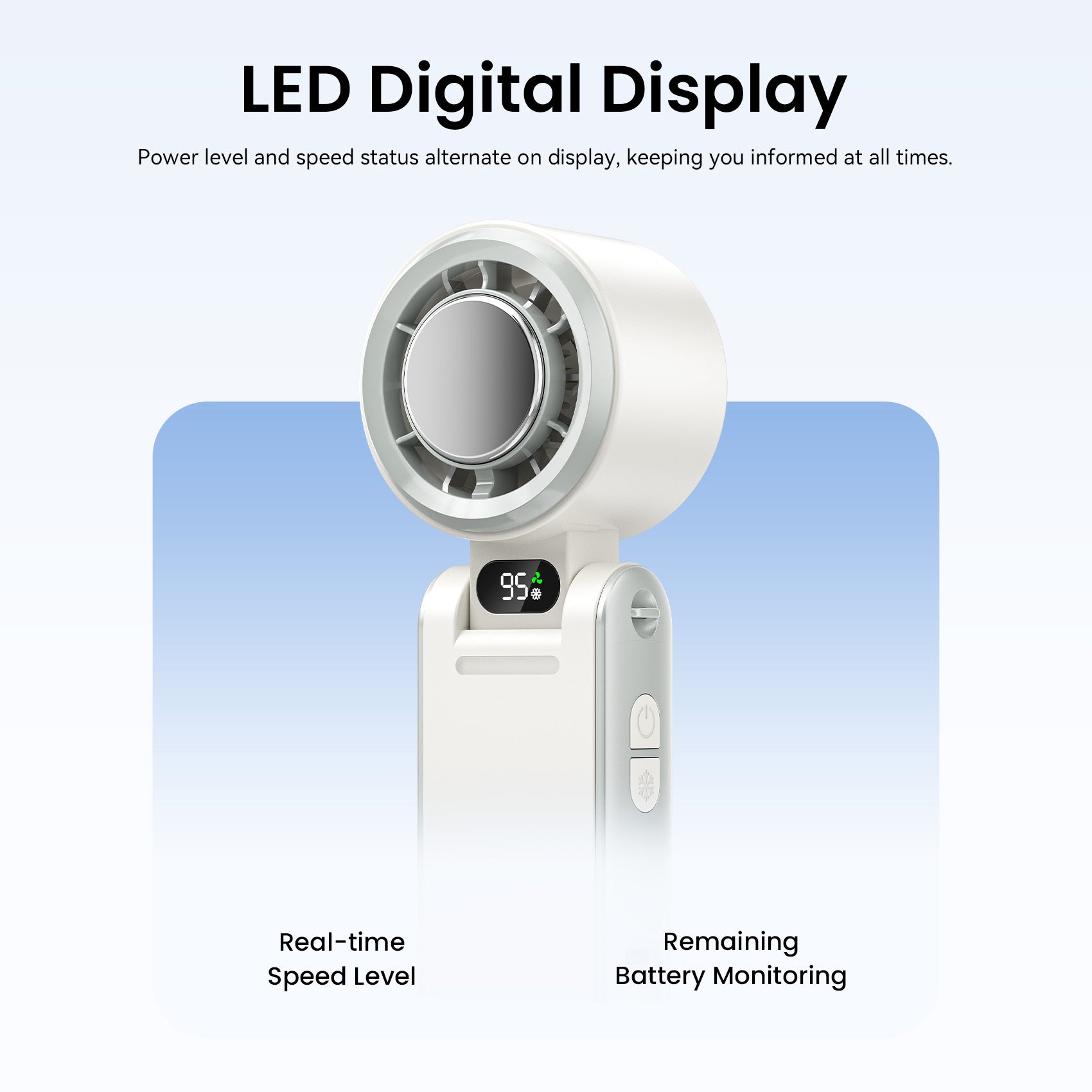 Vention Handheld Foldable High-Speed Cooling Fan