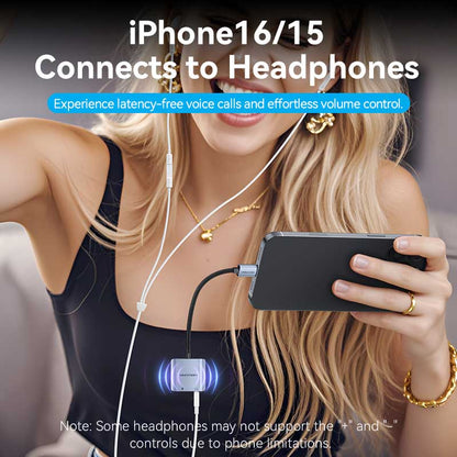 Vention USB-C Male to 3.5mm Female Audio Adapter with Fast Charging Port
