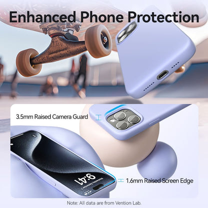 MagSafe özellikli iPhone 16 için Vention Sıvı Silikon Kılıf