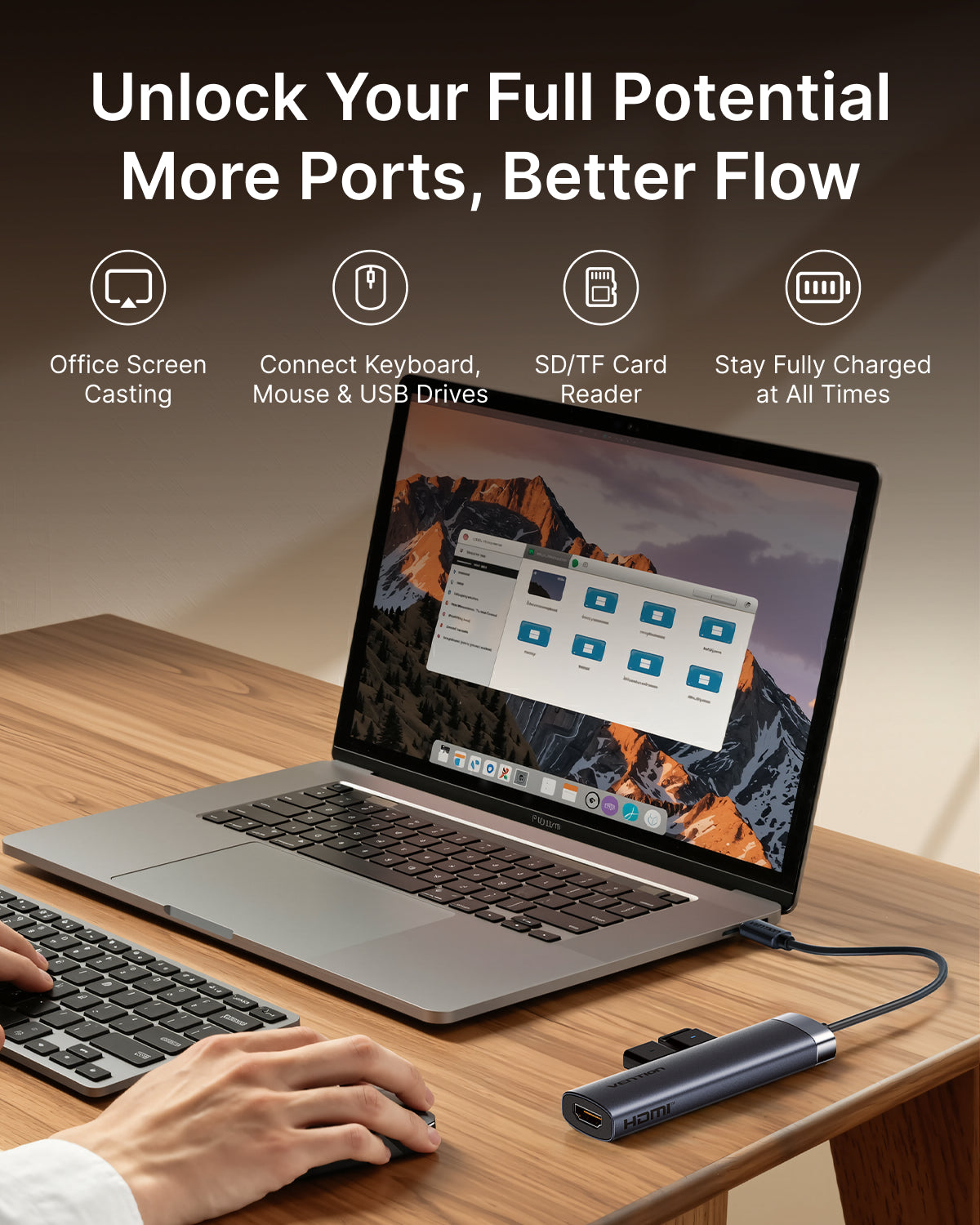 <tc>Vention</tc> 无线 HDMI™ 发射器和接收器 [测试 - 测试后删除]