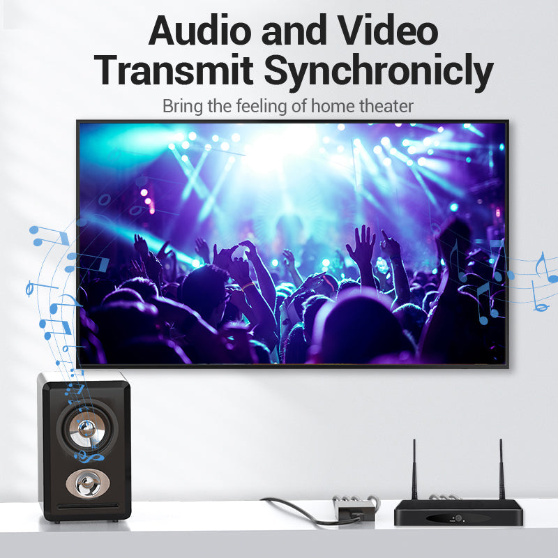 Vention RCA to HDMI™ Converter Black Metal Type