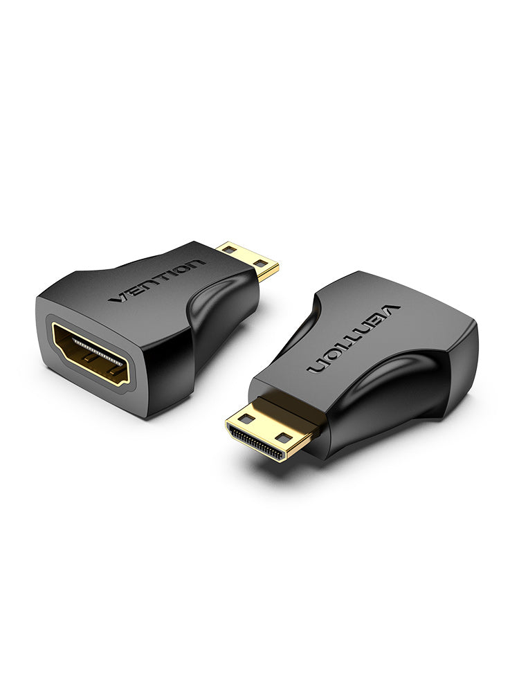 Vention Mini HDMI Male to HDMI Female Adapter Black