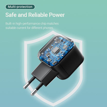 <tc>Vention</tc> Chargeur mural USB 1 port (18 W) Prise UE Noir