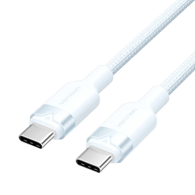 USB 2.0 Type-C Male to Type-C Male 3A Cable 1M Black Aluminum Alloy Type