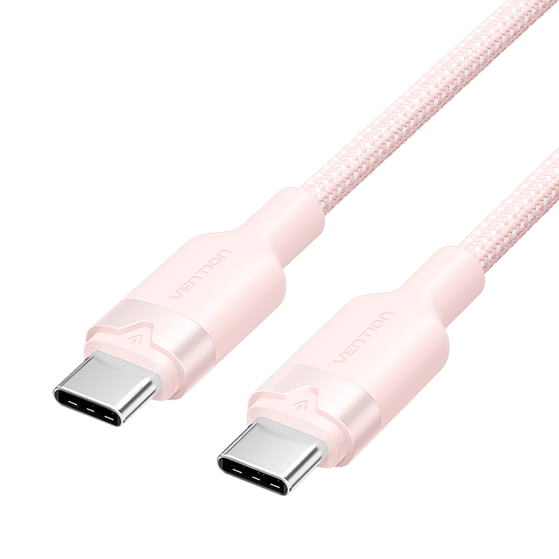 USB 2.0 Type-C Male to Type-C Male 3A Cable 1M Black Aluminum Alloy Type