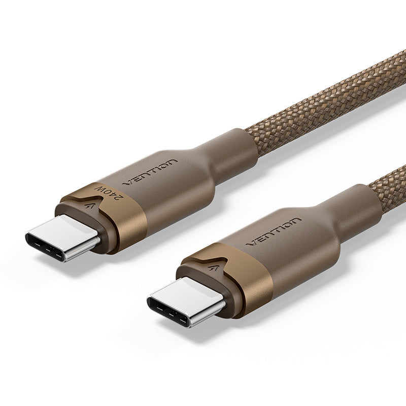 Vention USB 2.0 Type-C Male to Type-C Male 5A Cable  Aluminum Alloy Type