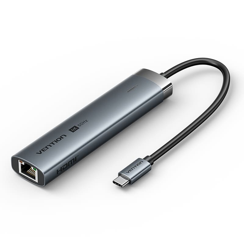 Vention 6-in-1 USB-C Estación de acoplamiento