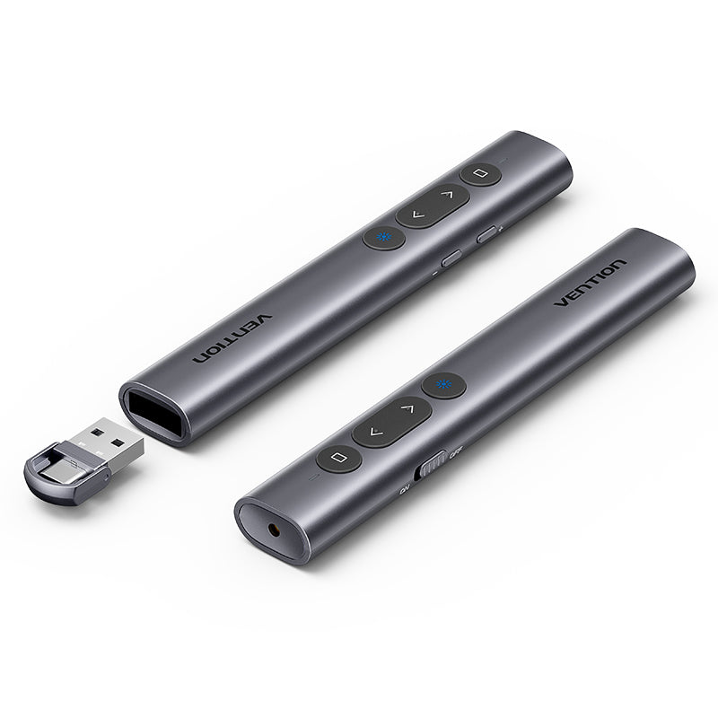 Vention Wireless PowerPoint Presentation Clicker with Red Laser Pointe