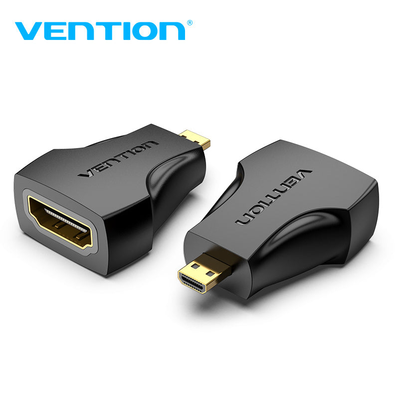 Vention Micro HDMI Male to HDMI Female Adapter Black