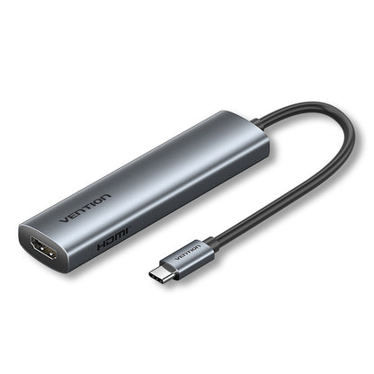 <tc>Vention</tc> Station d'accueil USB-C vers HDMI™ + USB 3.0 + USB 2.0 + USB 2.0 Type-C + PD