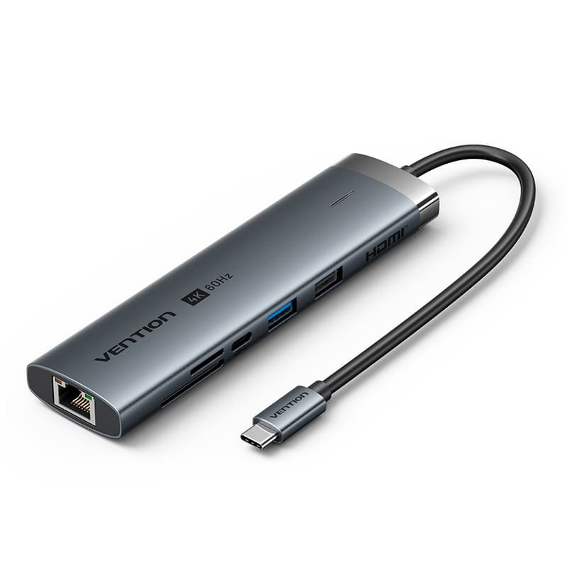 Estación de acoplamiento USB-C de Vention 8-in-1