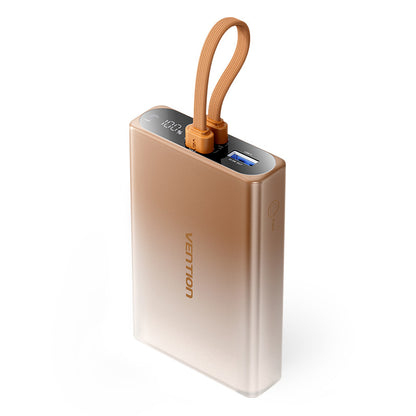 <tc>Vention</tc> Batterie externe 10 000 mAh (USB-C + Lightning + USB-A) 22,5 W avec écran LED