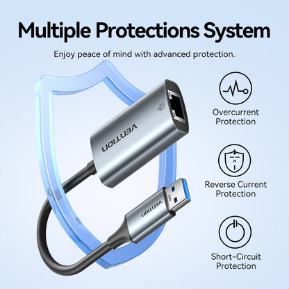 <tc>Vention</tc> Adaptor USB-C/USB-A ke Gigabit Ethernet