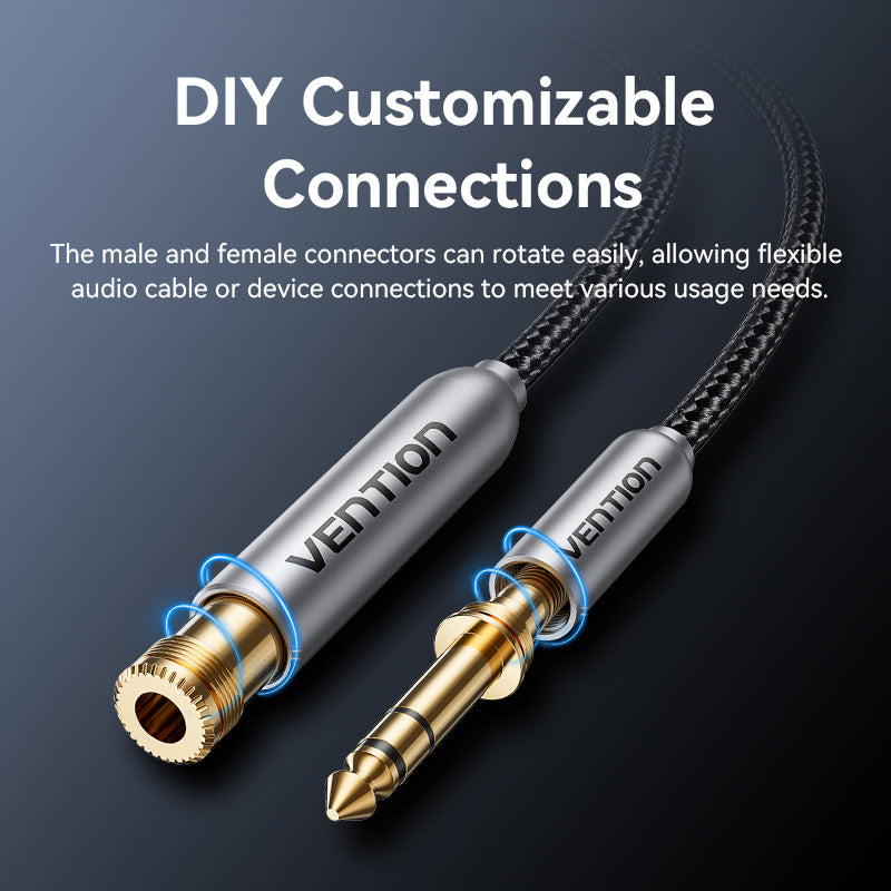 Vention 6.35mm Male to Female Audio Cable