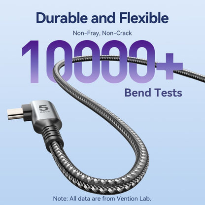 USB 3.0 C Male to C Male Right Angle VR Cable