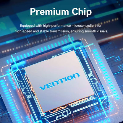 Vention 3 In 1 Out HDMI™ Switcher Blue Aluminum Alloy Type