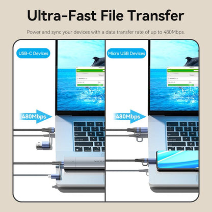 Vention 4-in-1 USB 2.0 Cable