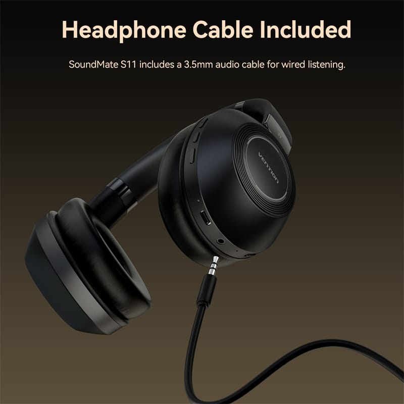 <tc>Vention</tc> Casque supra-auriculaire sans fil SoundMate