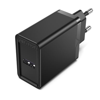 <tc>Vention</tc> 单端口 USB 壁式充电器 22.5W 欧规