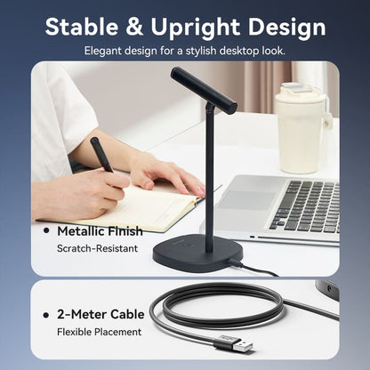 <tc>Vention</tc> Microphone de bureau USB avec bouton muet noir