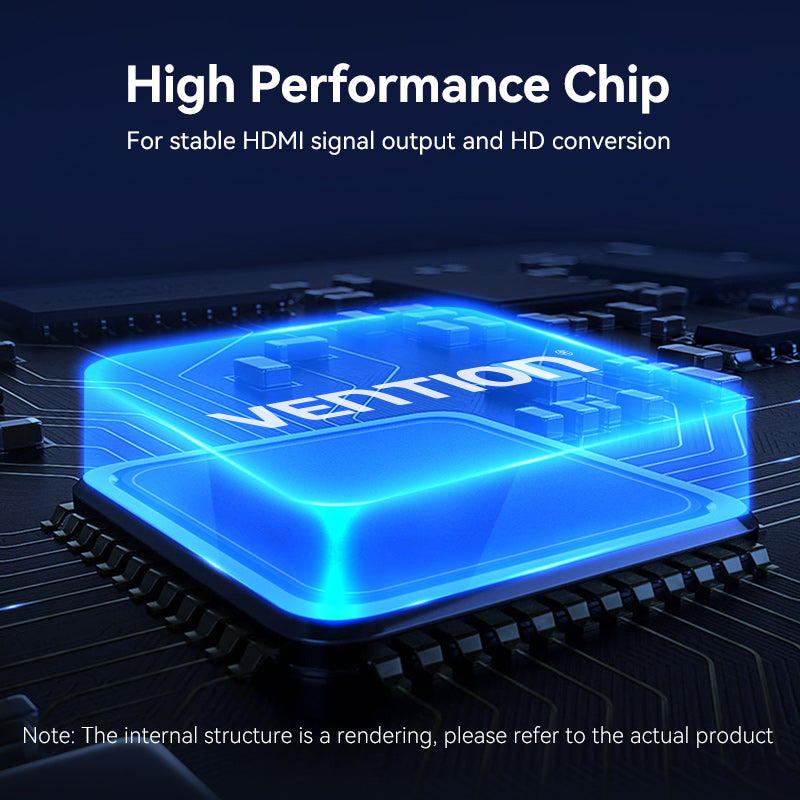 Vention cotton Braided 4K DP Male to HDMI-A Male HD Cable