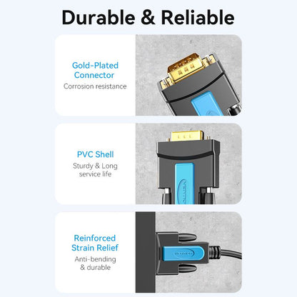 USB to RS232 Serial Converter 1/1.5/2/3M