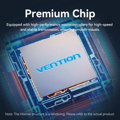 Vention 3 In 1 Out 8K HDMI™ Switcher Gray Aluminium Alloy Type