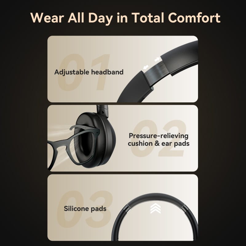<tc>Vention</tc> Casque supra-auriculaire sans fil SoundMate