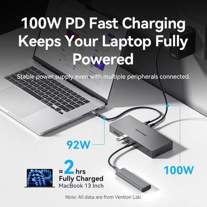 <tc>Vention</tc> Estación de acoplamiento DisplayLink USB-C 11 en 1