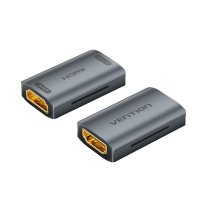 HDMI Female to Female Repeater Gray Aluminum Alloy Type