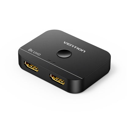 Vention 2-Port Bi-Directional 8K HDMI™ Switcher Gray Aluminium Alloy Type
