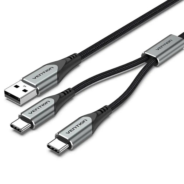 Multi USB-C Y-Splitter Kabel – 4-in-1 Ladekabel Mit USB-A Auf 4x Type-C (30cm) Für Gleichzeitiges Laden Mehrerer Geräte