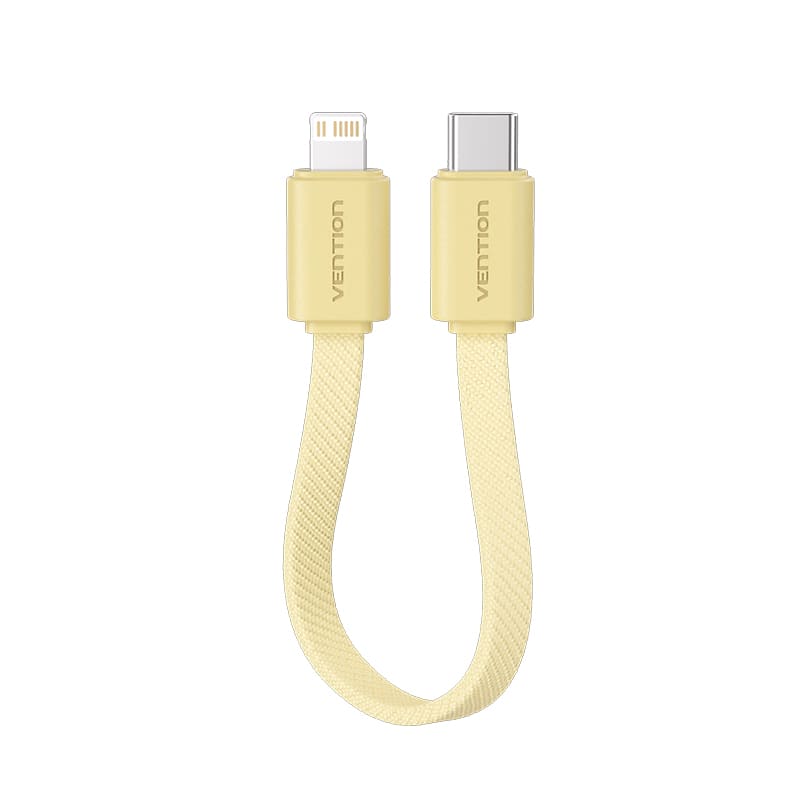 Bi-Directional Charging Cable 11CM for 5000mAh Power Bank (USB-C + Lightning) 20W