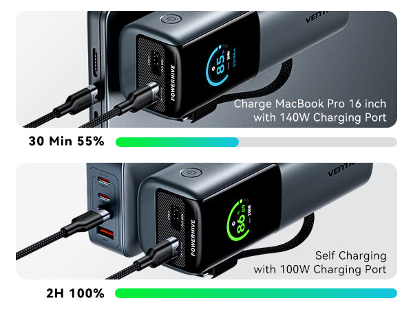 Pin dự phòng Vention FKG 27000mAh 200W - chi tiết 2