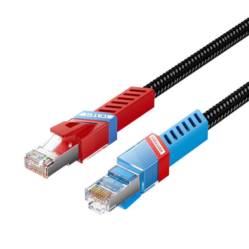 Câble de raccordement Ethernet de jeu Cat8 SFTP, 0,5/1/1,5/2/3/5M, noir