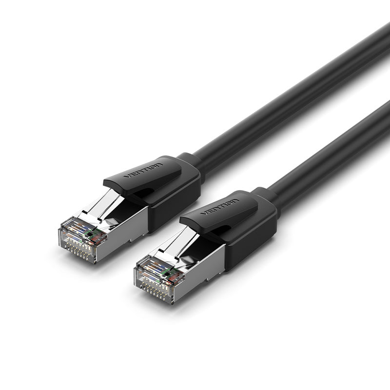 Cable de conexión SFTP Cat8 0,5/1/1,5/2/3/5/8/10/12/15/20M negro