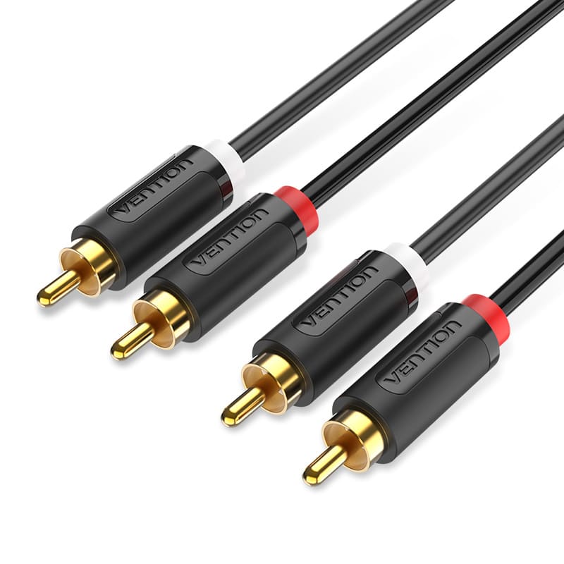2-Male to 2-Male RCA Cable
