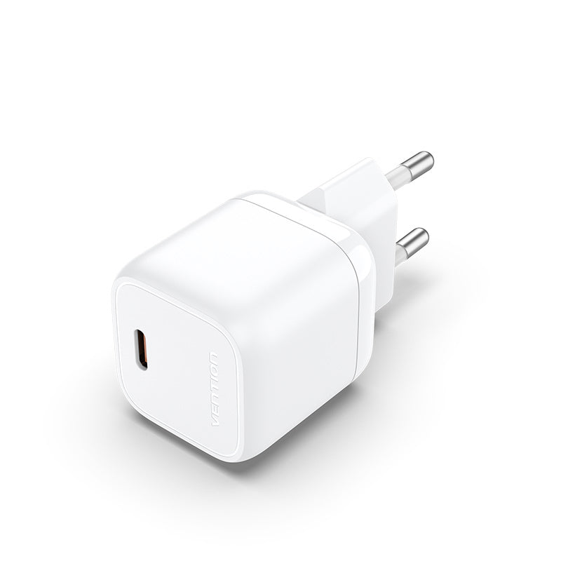 Vention 1-Port USB-C GaN Charger 30W EU-Plug