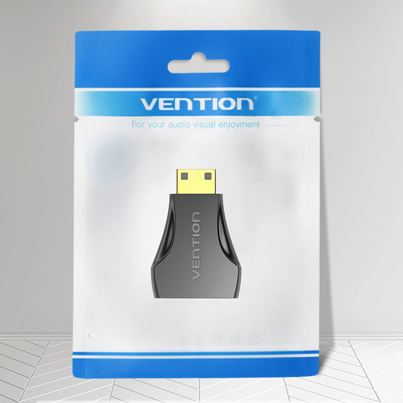 Vention Mini HDMI Male to HDMI Female Adapter Black